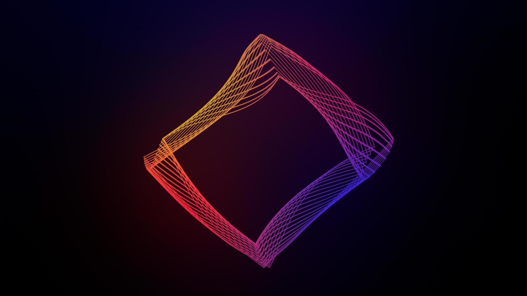 Rectangle Gradient Line curve, shape circle pattern, background illustration, modern bright design line, vector flowing futuristic, gradient graphic, blue, concept dynamic, geometry, minimal shiny photo