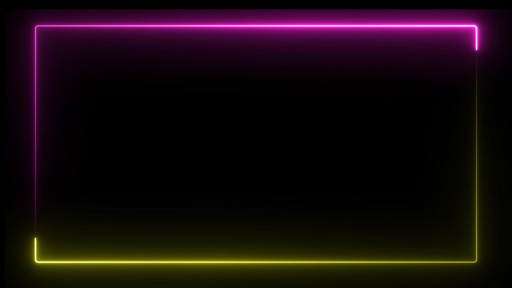 Purple neon border with flare on the top background 3184675 Stock