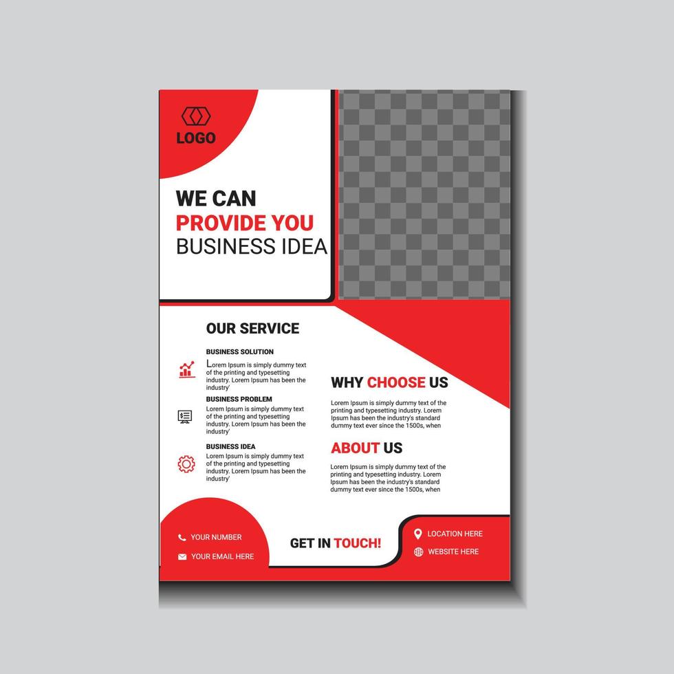 Corporate Flyer Business Letterhead Flyer Template Creative Design vector