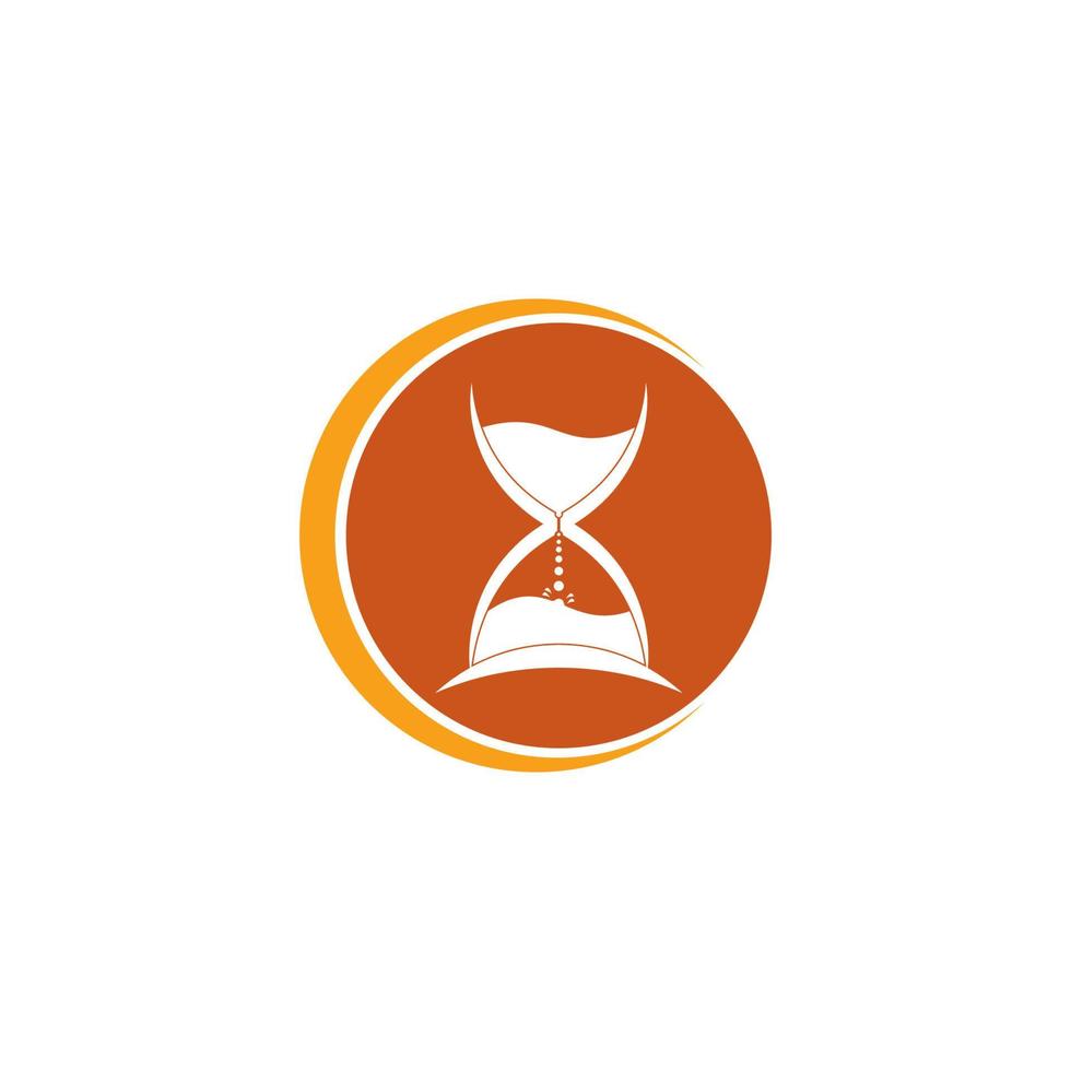 Hourglass logo vector