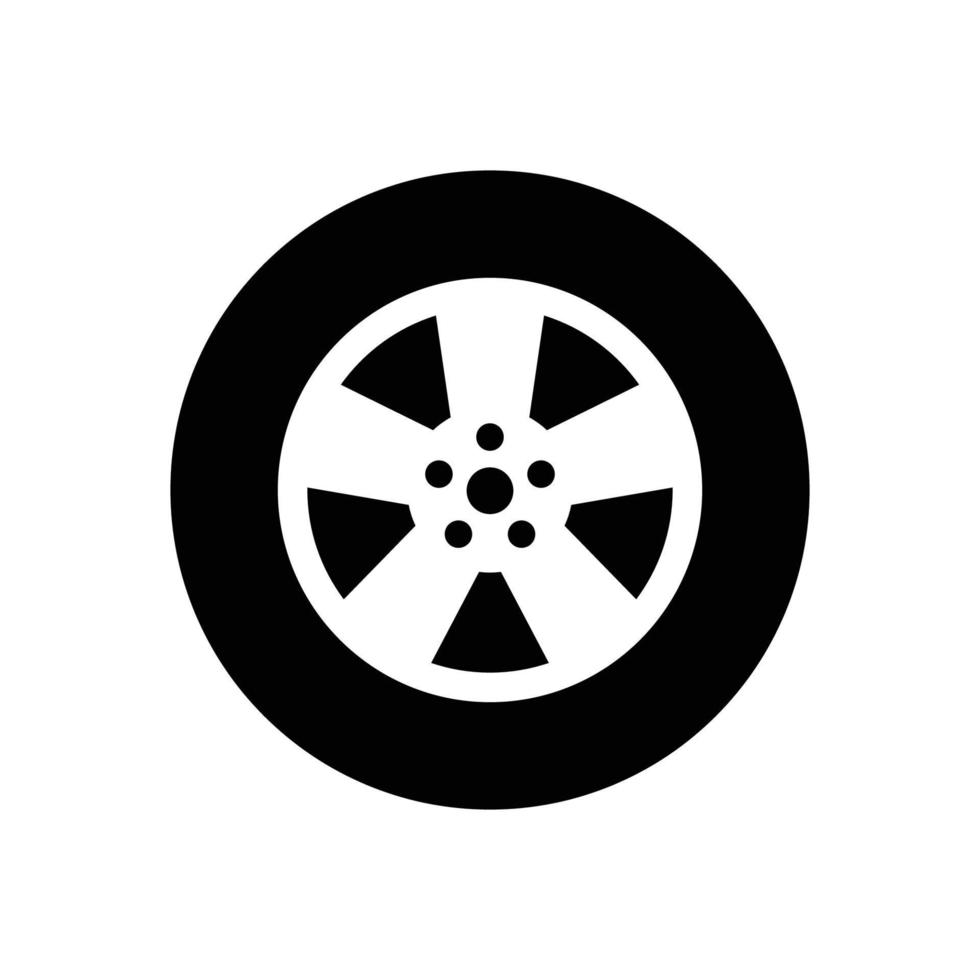 tyre icon vector design template in white background