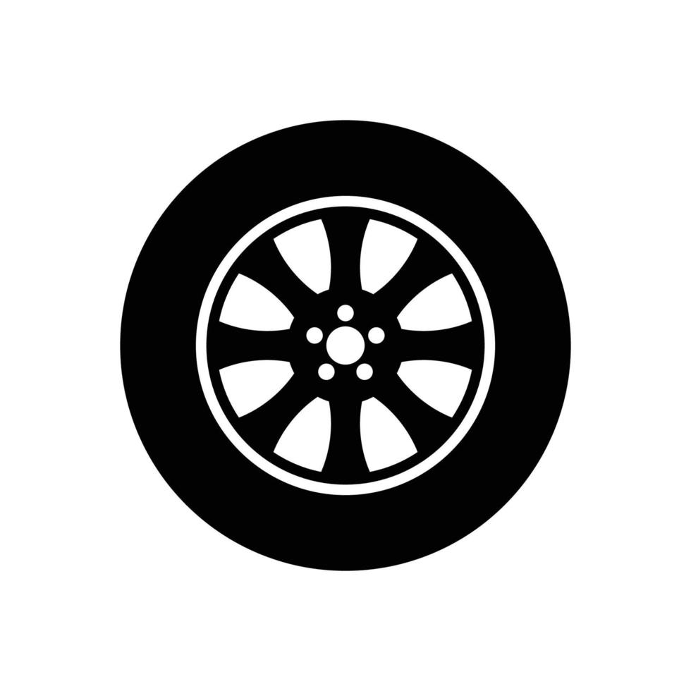tyre icon vector design template in white background