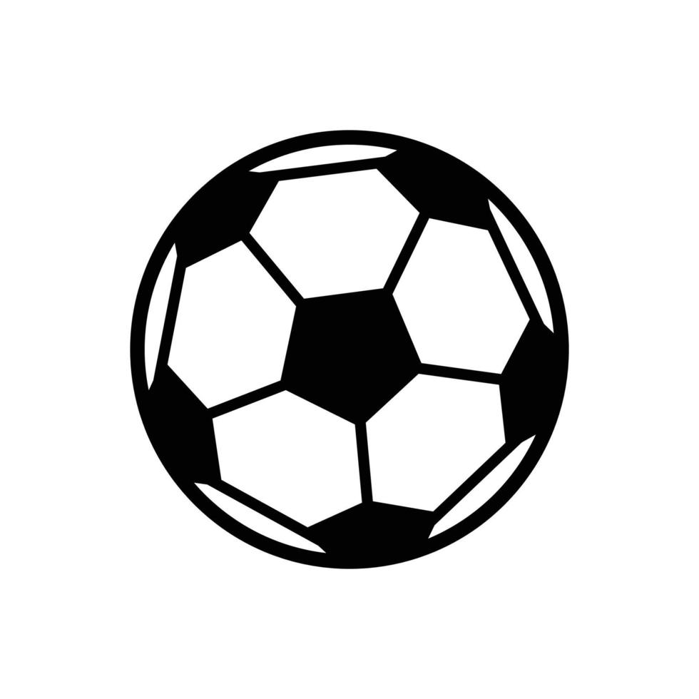 soccer ball icon vector design template in white background