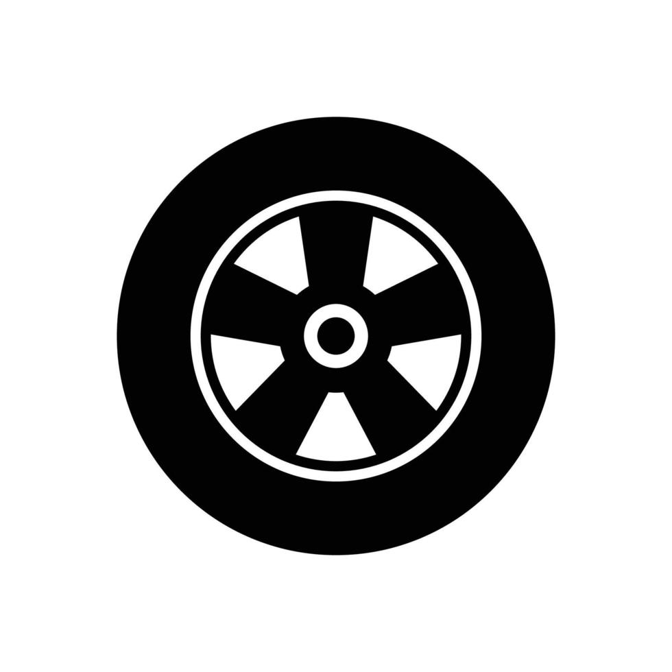 tyre icon vector design template in white background