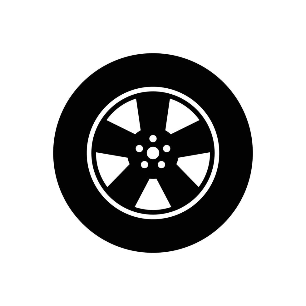 tyre icon vector design template in white background