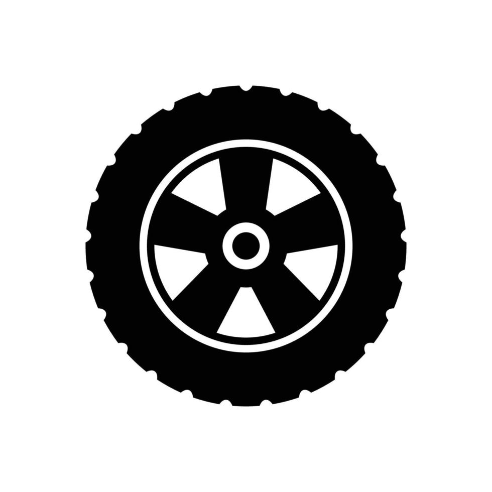 tyre icon vector design template in white background