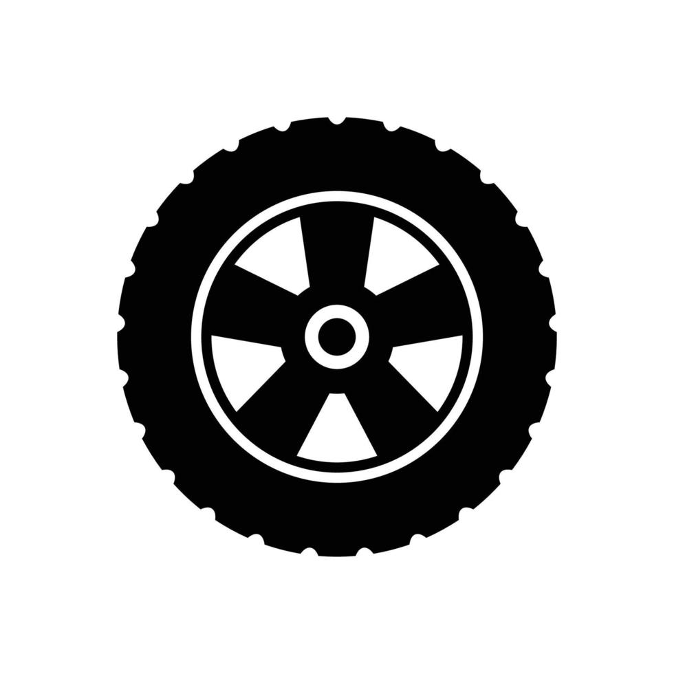 tyre icon vector design template in white background