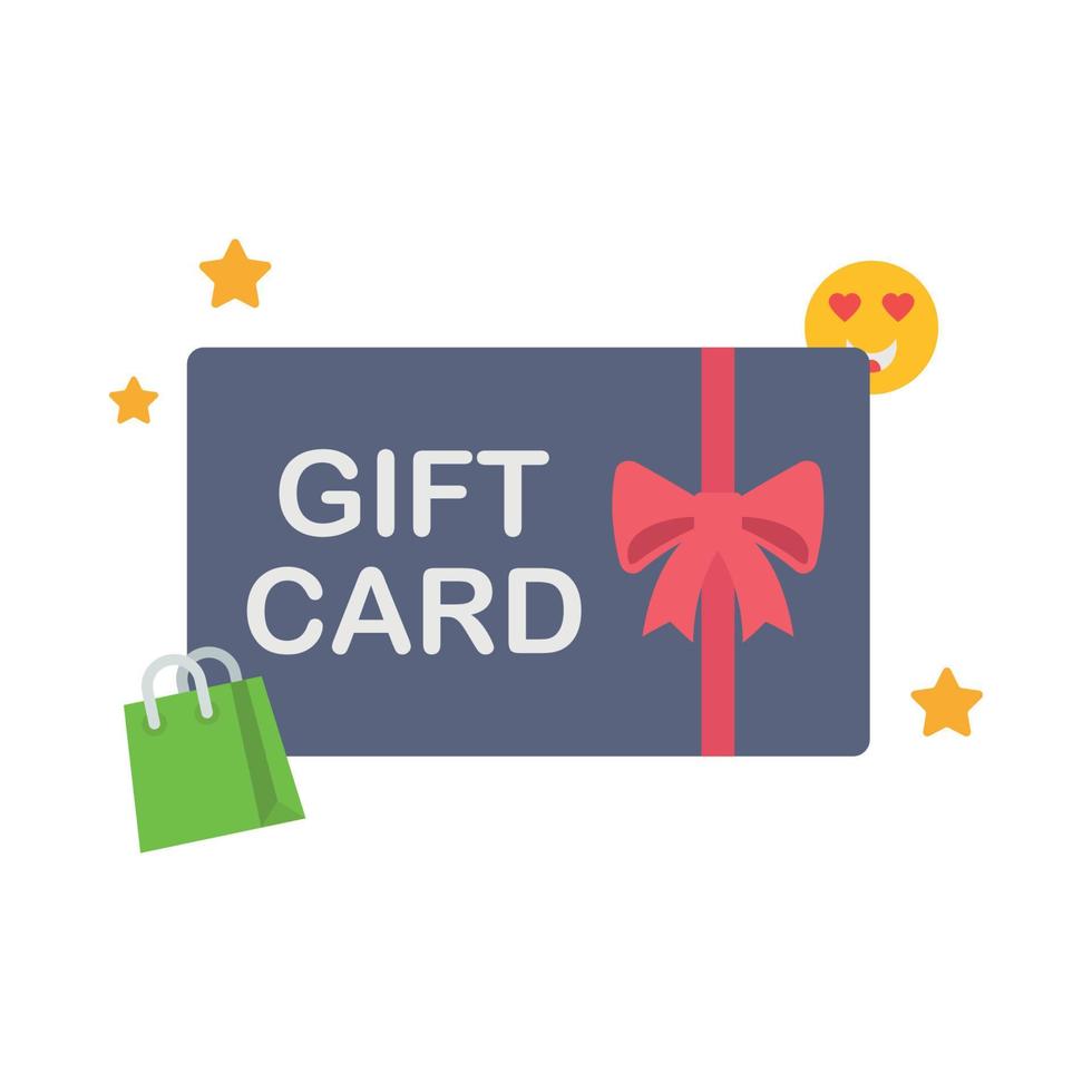Gift card and promotion discount coupon and gift certificate concept illustration. vector