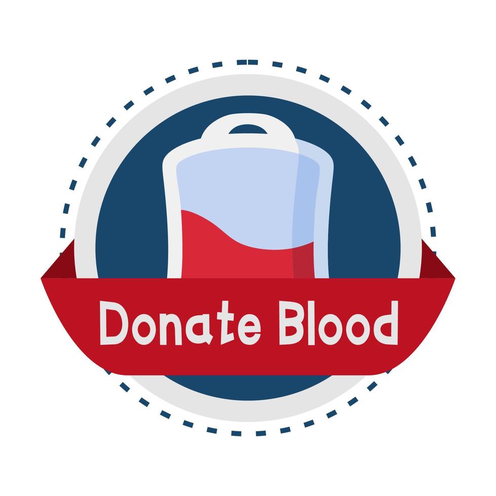 donate blood day vector