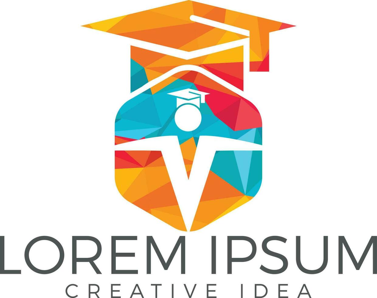 Education Logo design. Institutional and educational vector logo design.