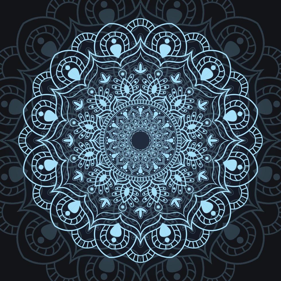 Luxury Decorative ornate round mandala. Vintage vector pattern. Invitation, wedding scrapbooking. stickers mehndi and yoga design magic symbol