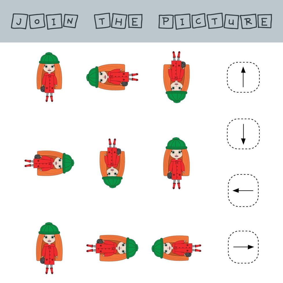 Developing activity for children vector