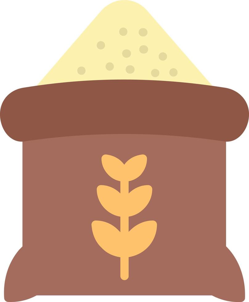 Flour Flat Icon vector