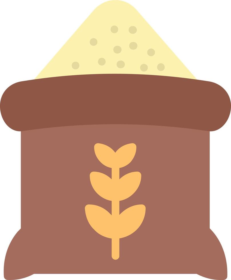 Flour Flat Icon vector