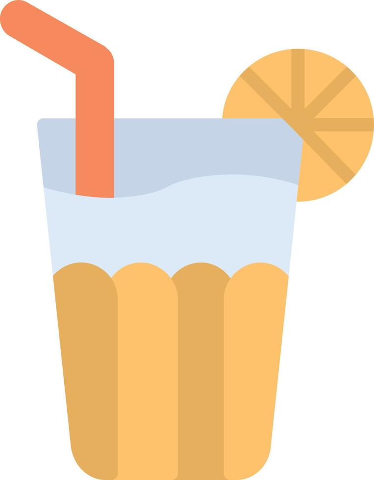 Orange Juice Flat Icon vector