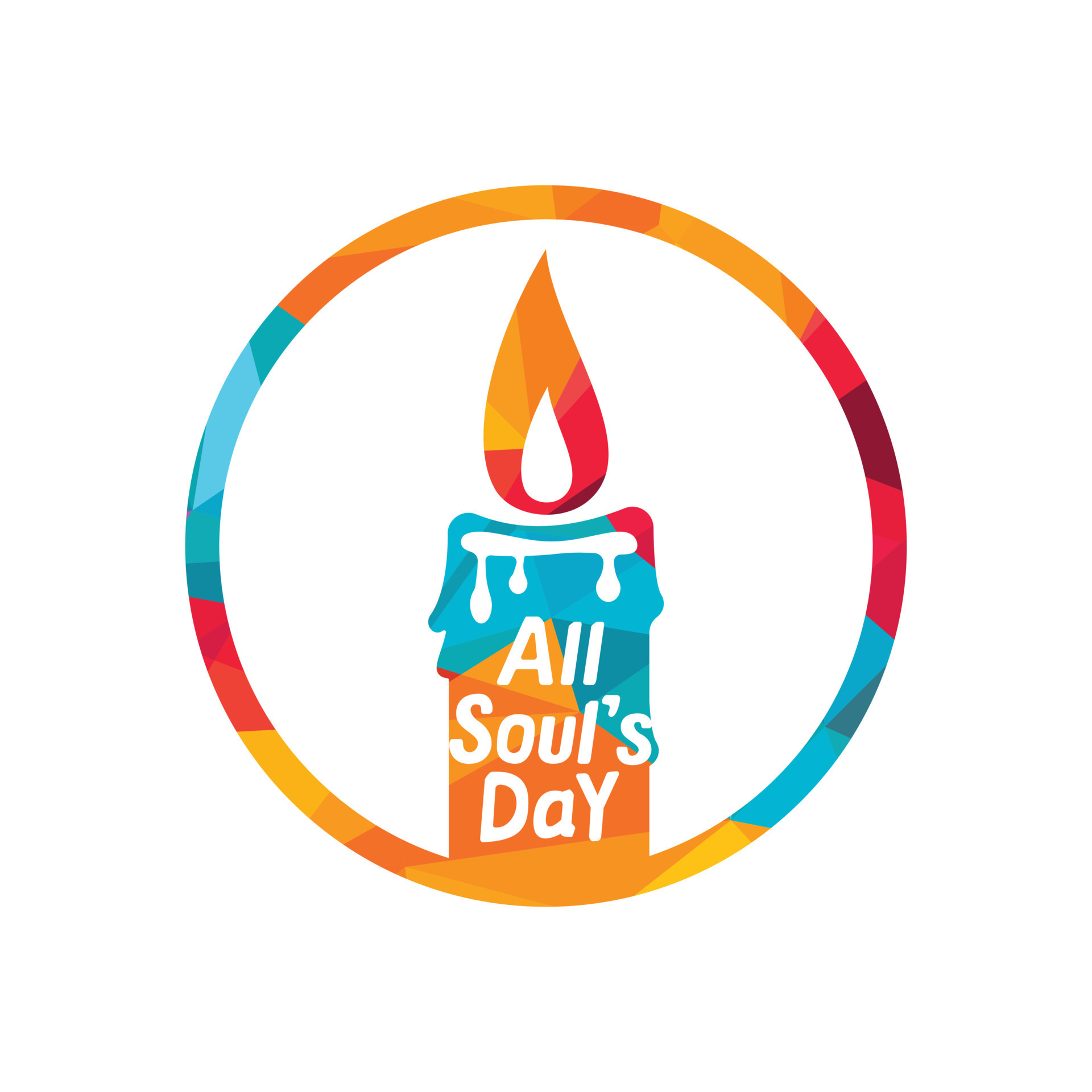 All souls day type vector design. Vector illustration of a Background