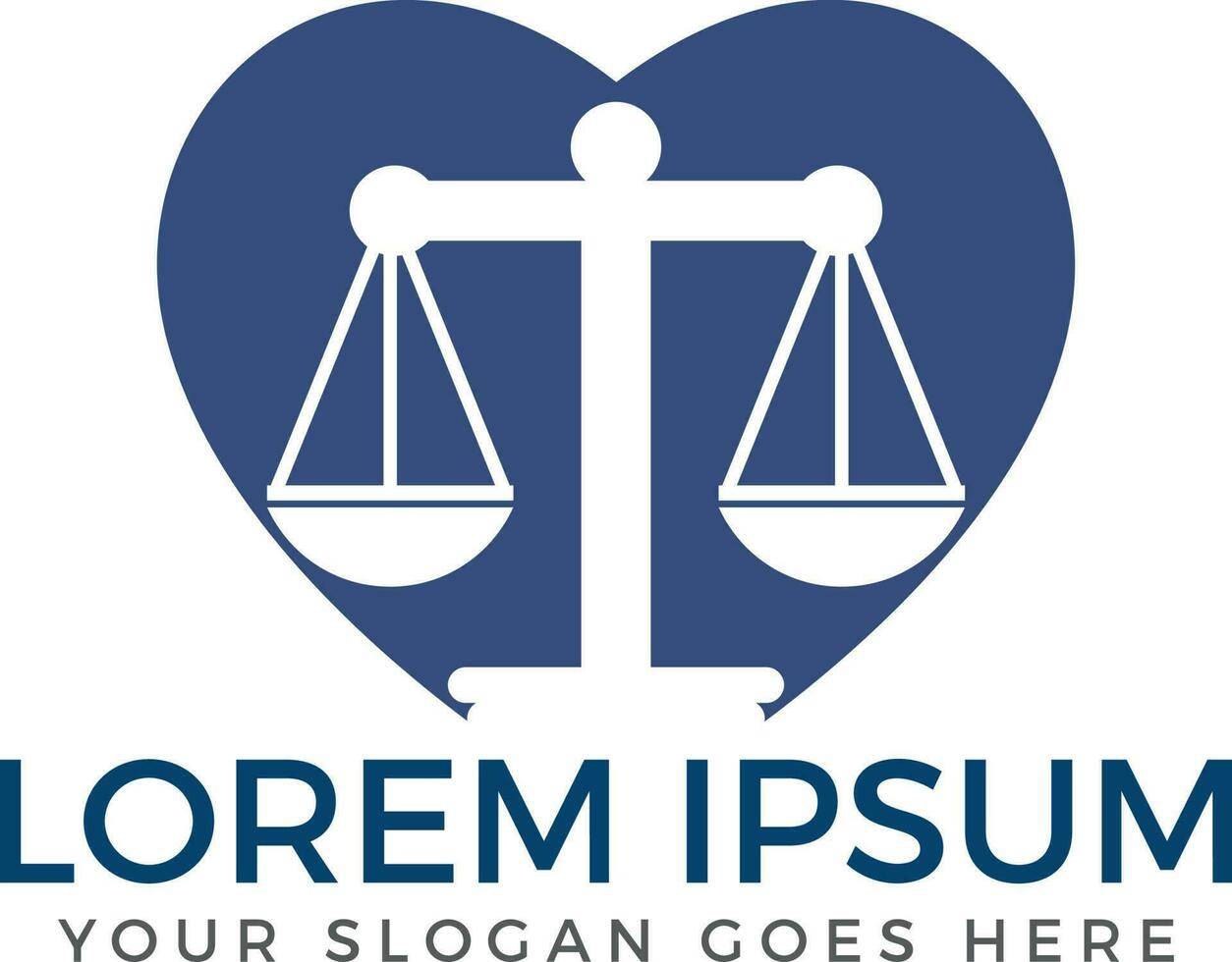 Law firm vector logo design.