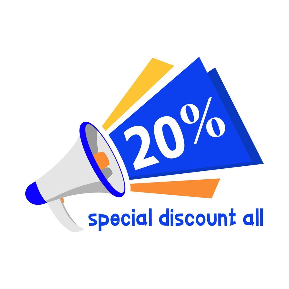 Sale tags special discount vector