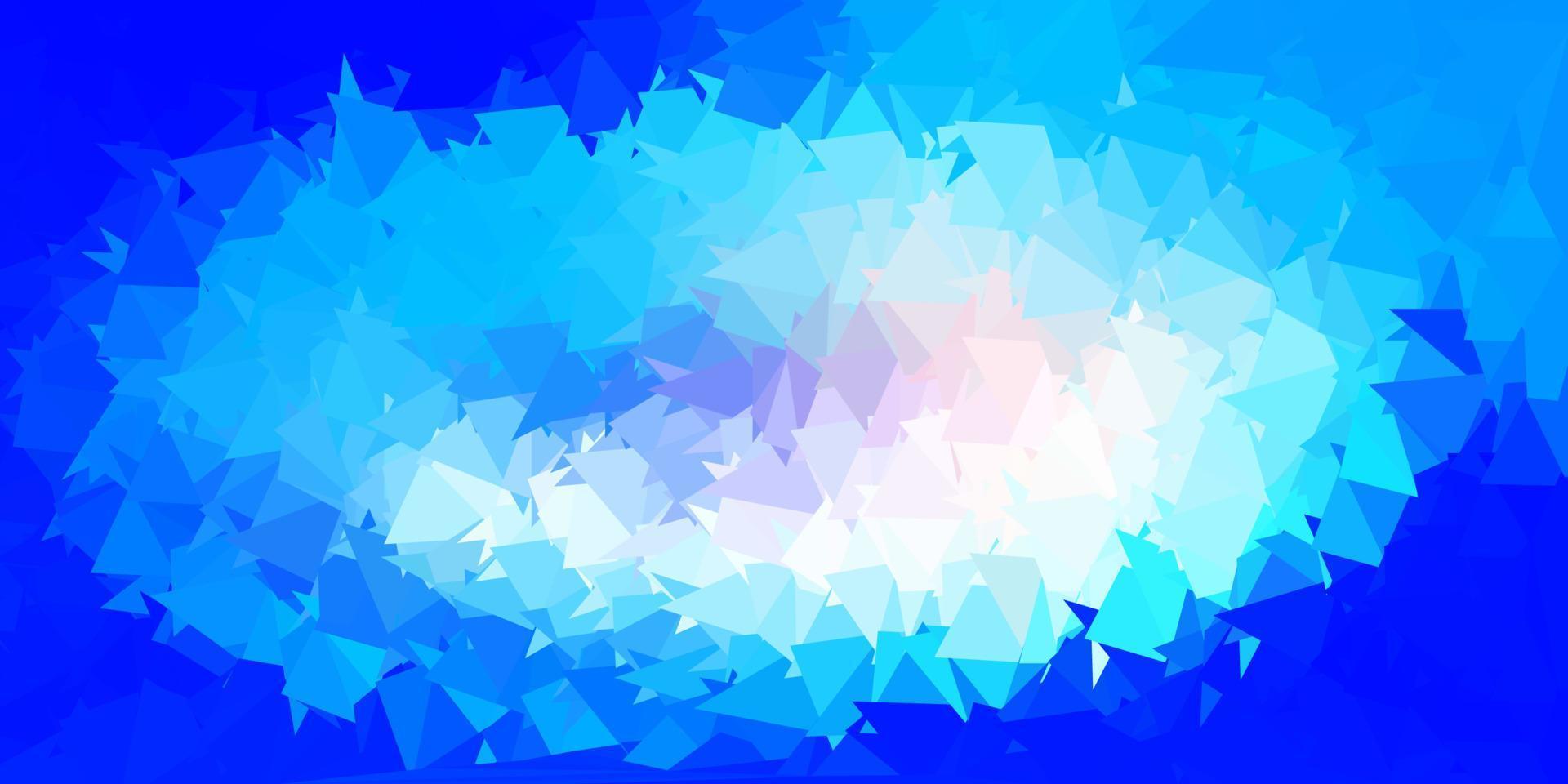 Light pink, blue vector gradient polygon design.