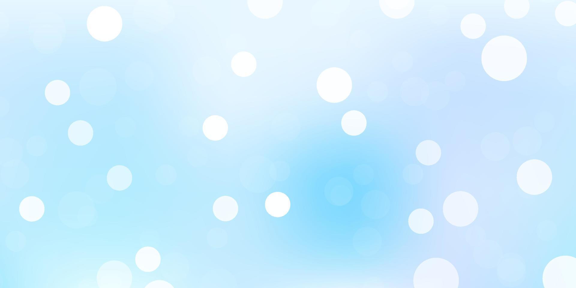 Light purple vector background with bubbles.