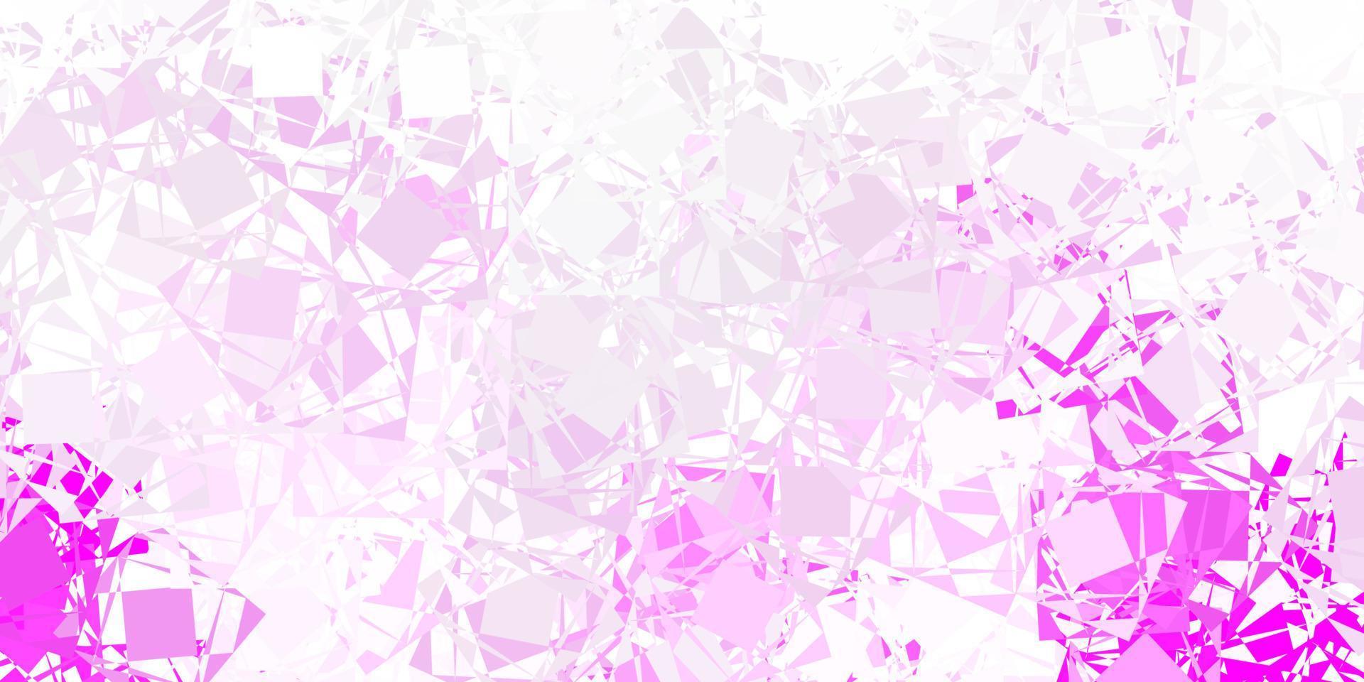 Light purple vector pattern with polygonal shapes.