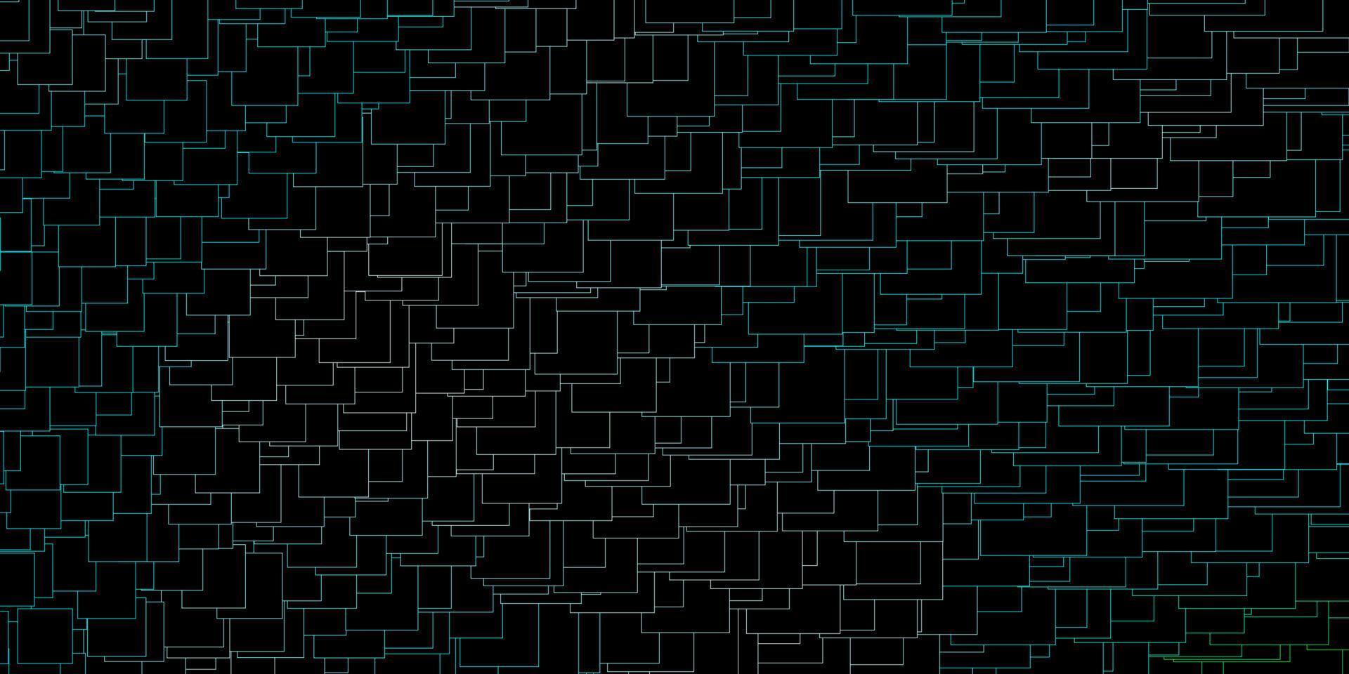 Dark Blue, Green vector background with rectangles.