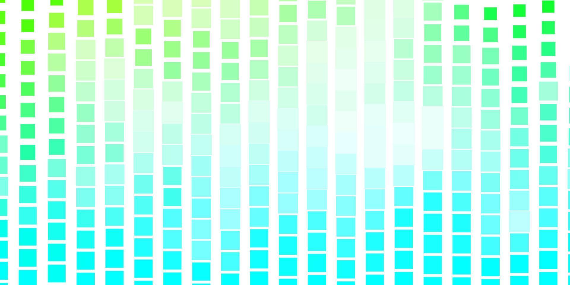 Light Blue, Green vector background with rectangles.