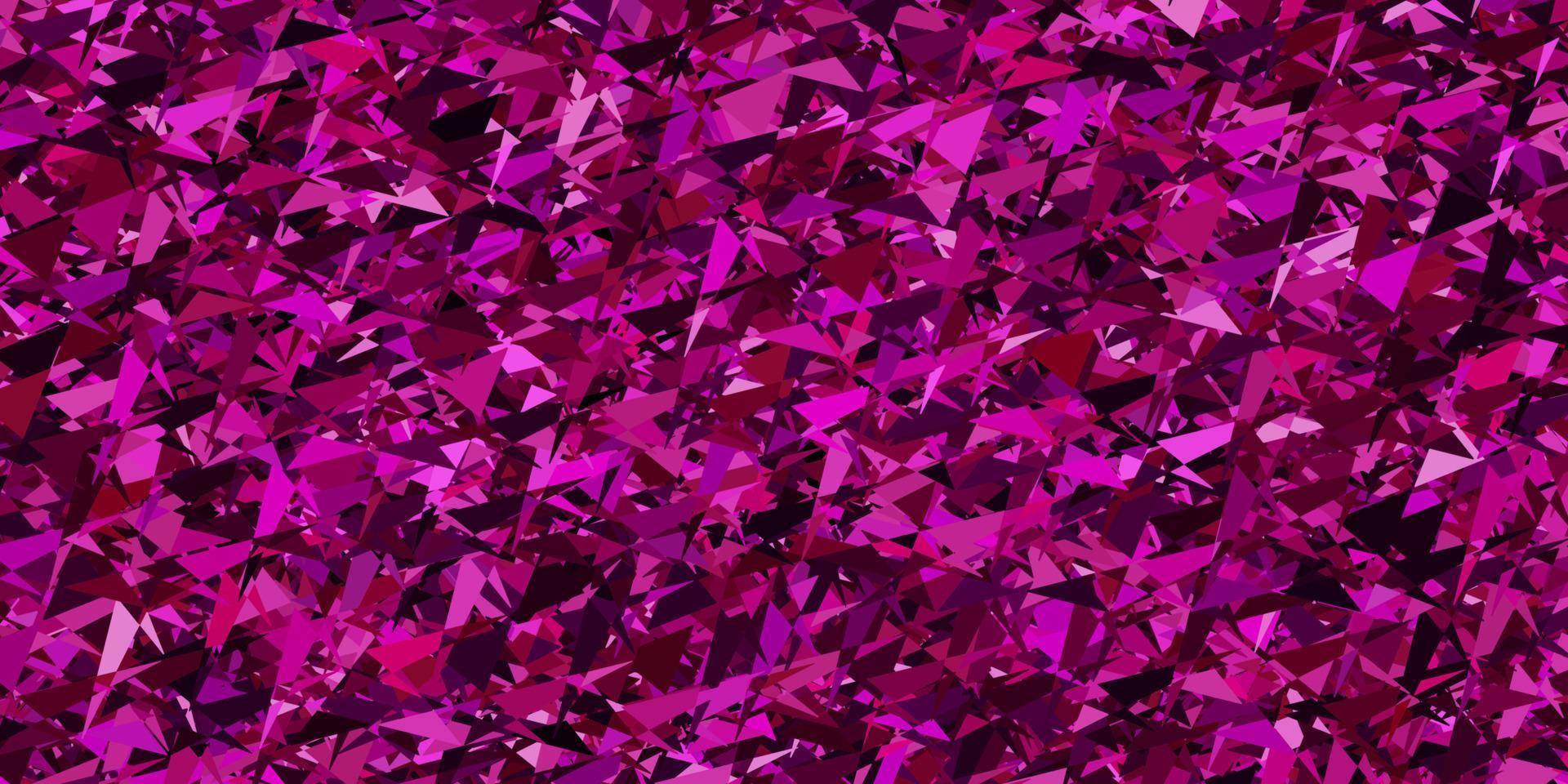Light Pink vector pattern with polygonal style.
