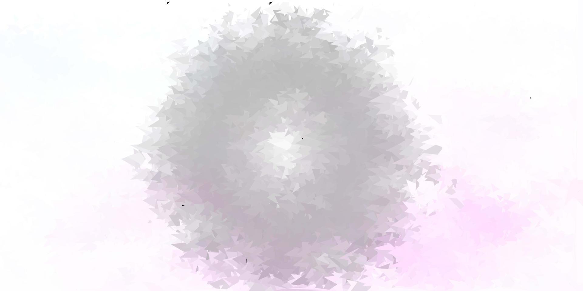 Light pink, yellow vector poly triangle layout.