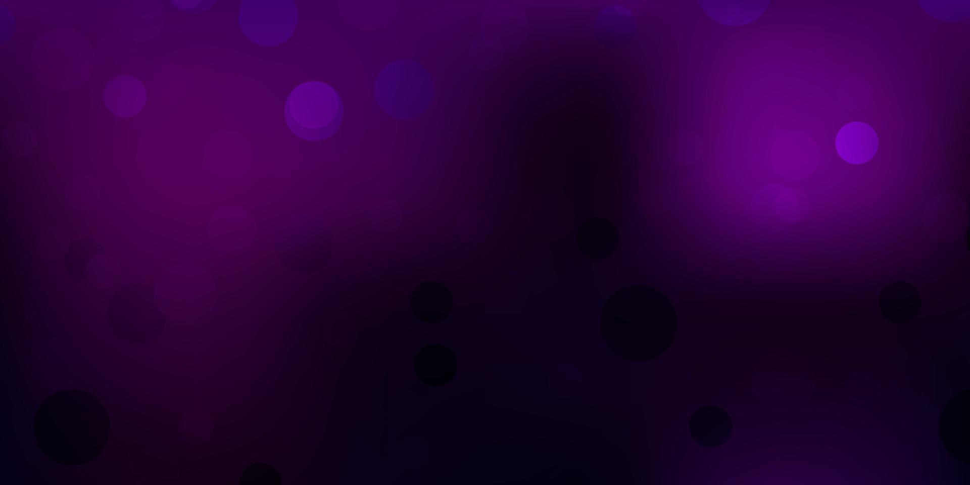 Dark purple vector template with abstract forms.