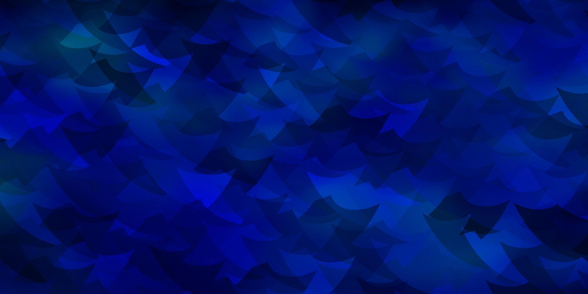 Dark Blue, Green vector texture with poly style with cubes.