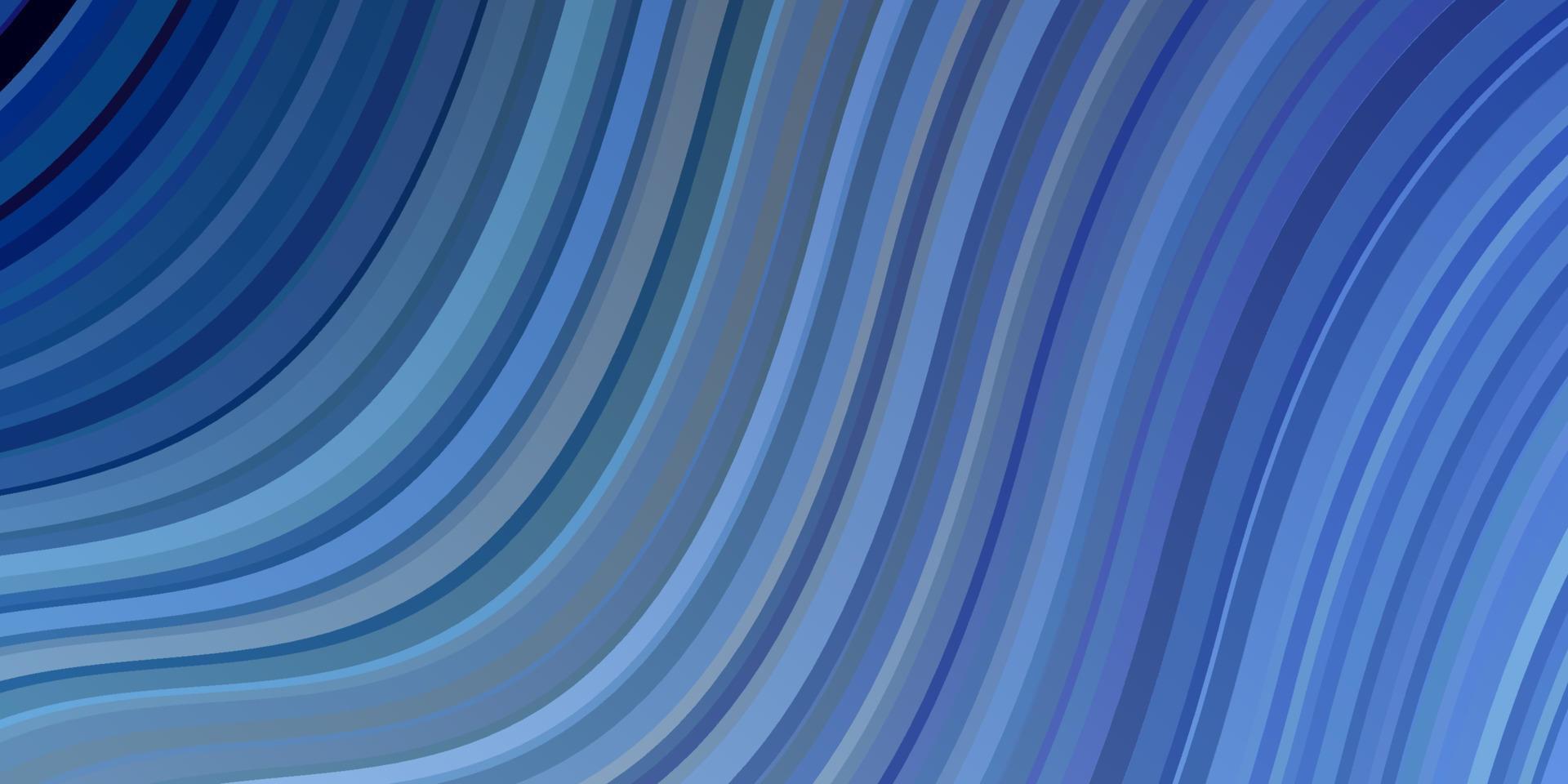 Light Blue, Green vector background with bent lines.
