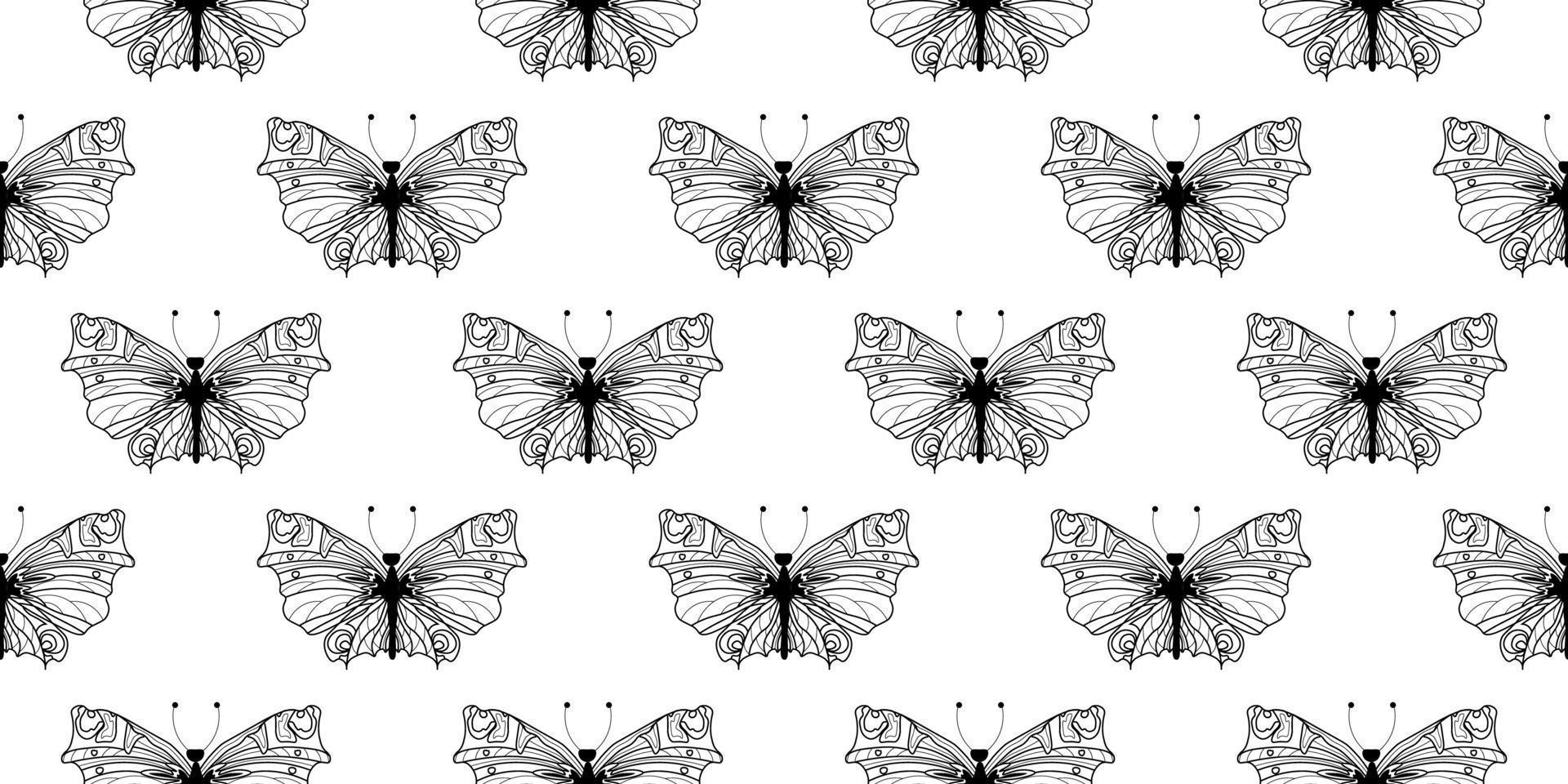 Abstract modern butterfly style for wallpaper design. Trendy japanese banner with black modern butterfly style. vector