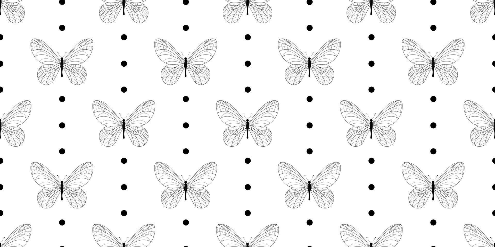 estilo de mariposa moderno abstracto para el diseño de papel tapiz. banner japonés de moda con estilo de mariposa negro moderno. vector