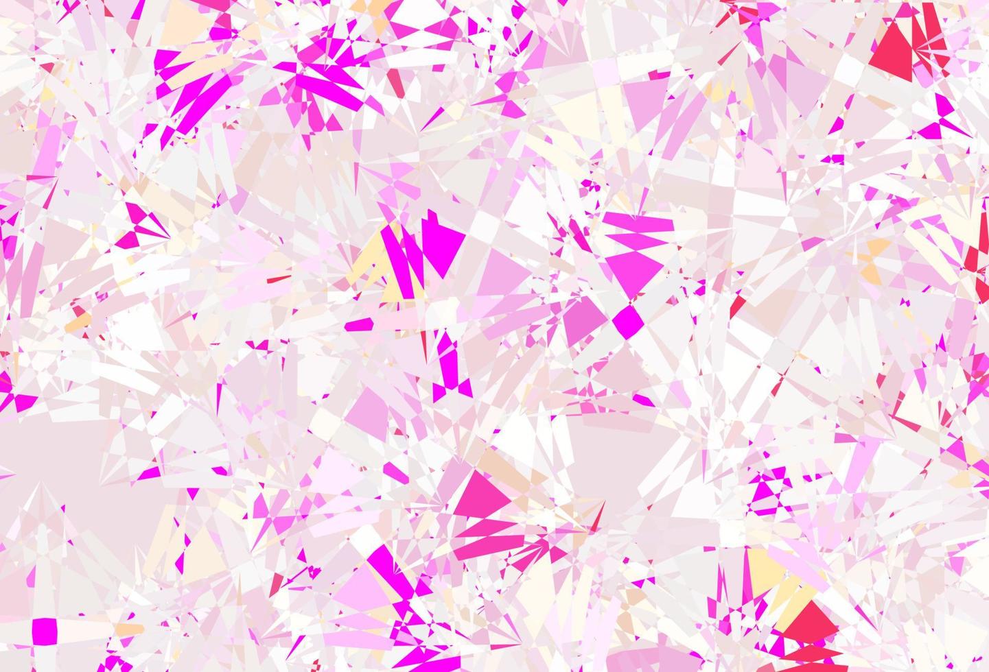 Light Pink vector pattern with polygonal shapes.