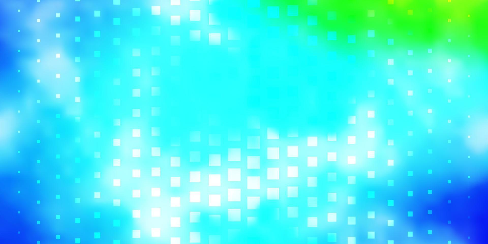 Light Blue, Green vector layout with lines, rectangles.