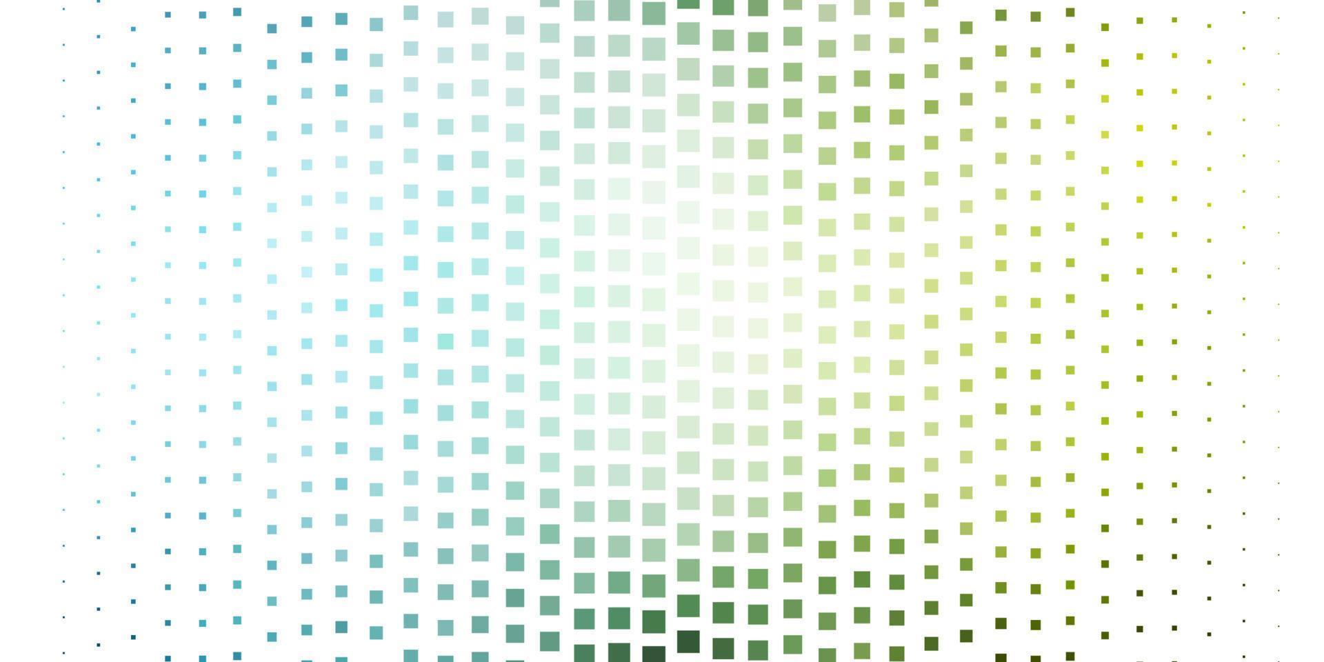 Light Blue, Green vector texture in rectangular style.