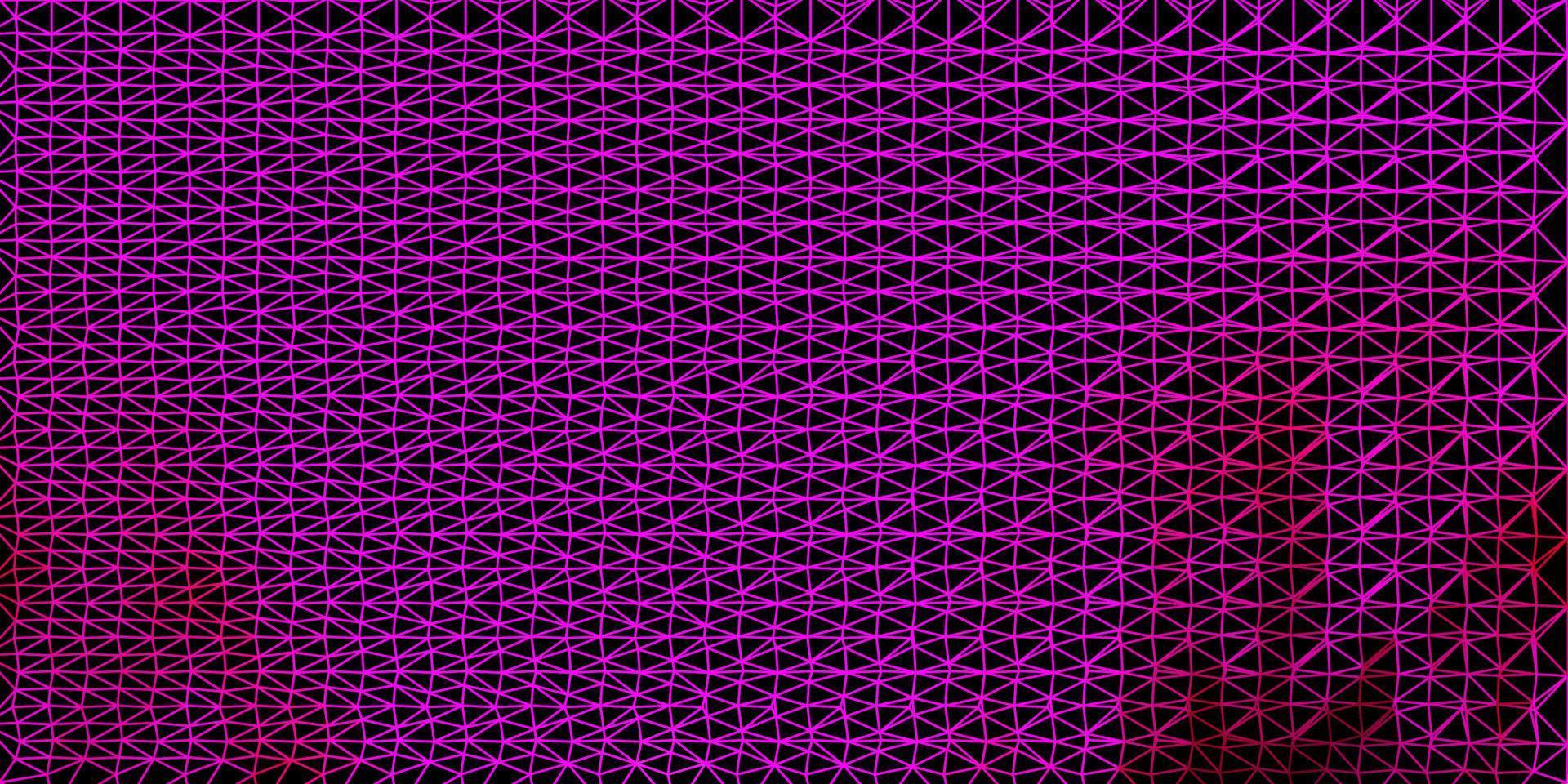 papel tapiz de mosaico de triángulo vector rosa claro.