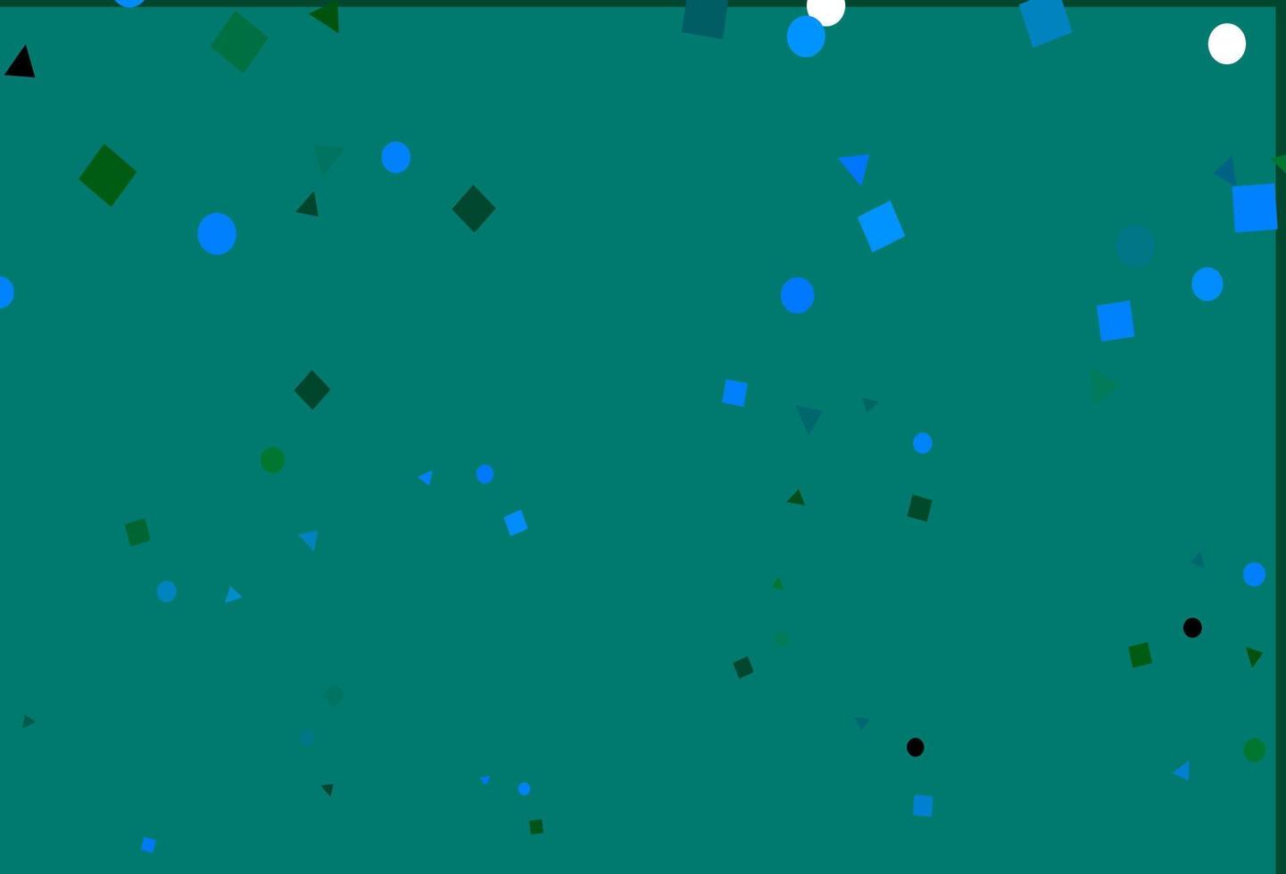 Light Blue, Green vector layout with circles, lines, rectangles.