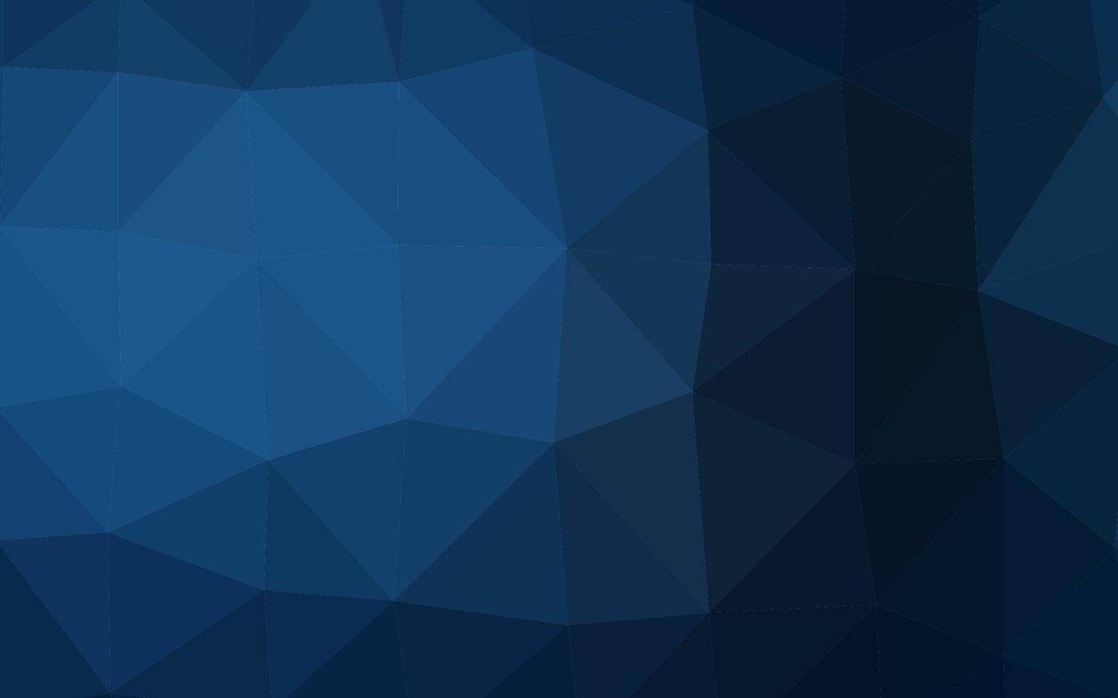 Dark BLUE vector abstract mosaic background.