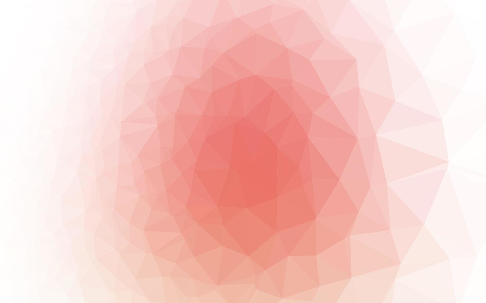 Light Red vector polygonal background.