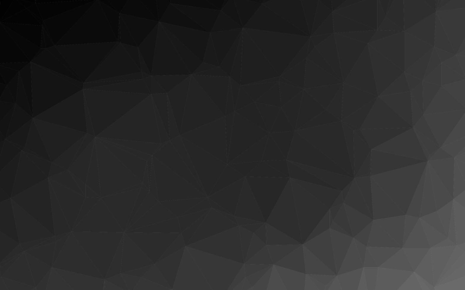 Fondo de mosaico abstracto vector plata oscuro, gris.