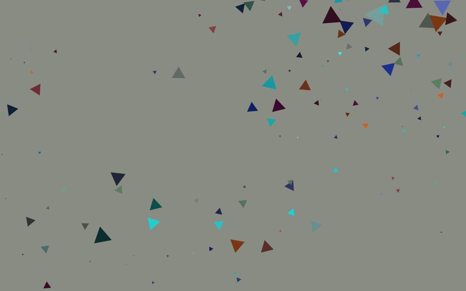 Light Multicolor, Rainbow vector layout with lines, triangles.