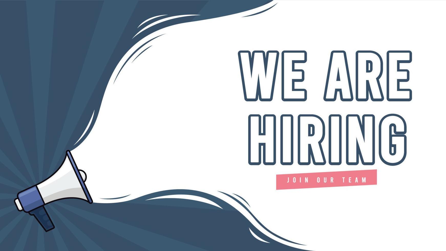 hiring job social media post template vector