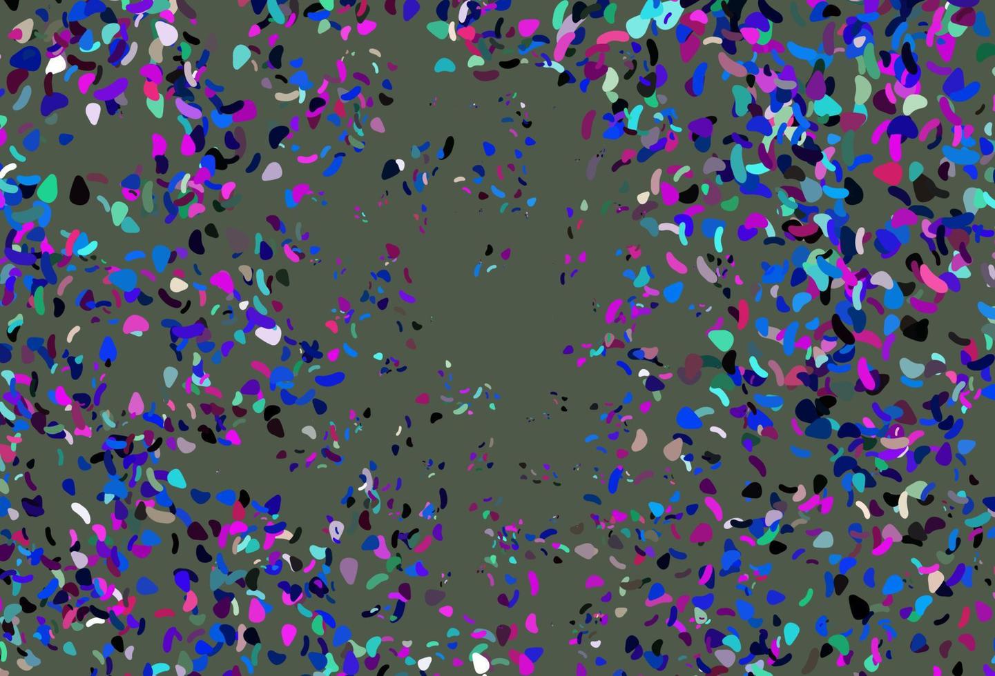Light Multicolor, Rainbow vector background with abstract forms.
