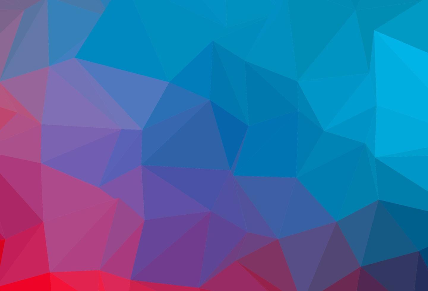 Light Blue, Red vector polygonal pattern.