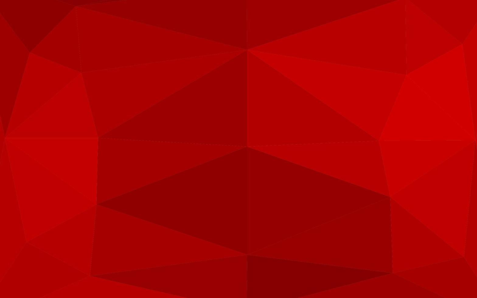 Light Red vector polygon abstract backdrop.