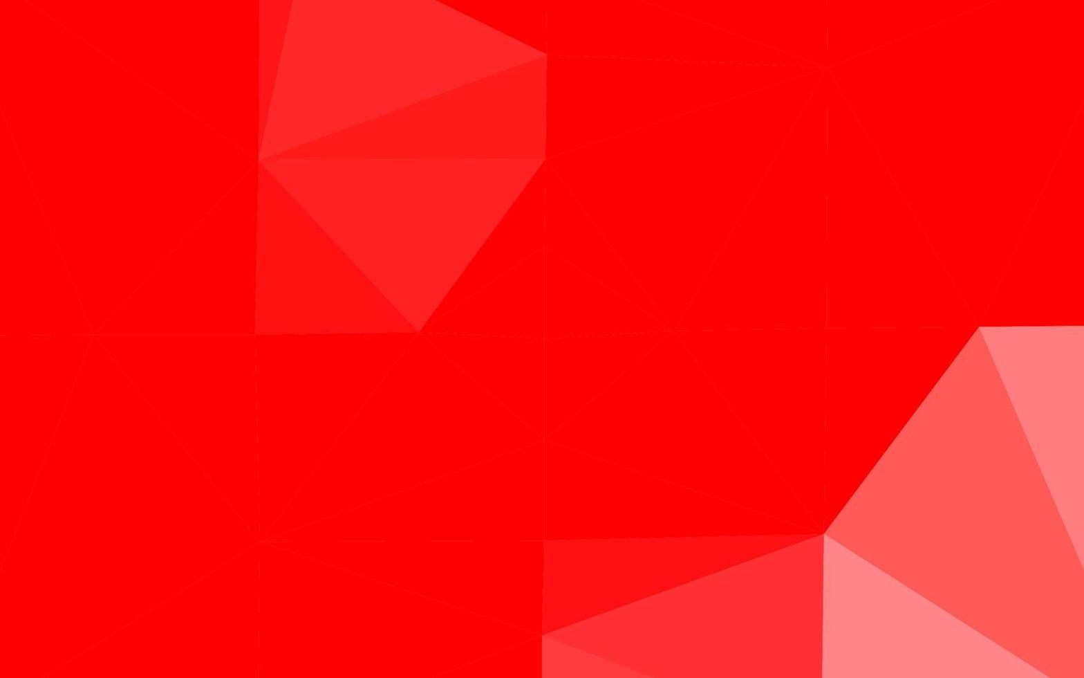 patrón de triángulo borroso vector rojo claro.