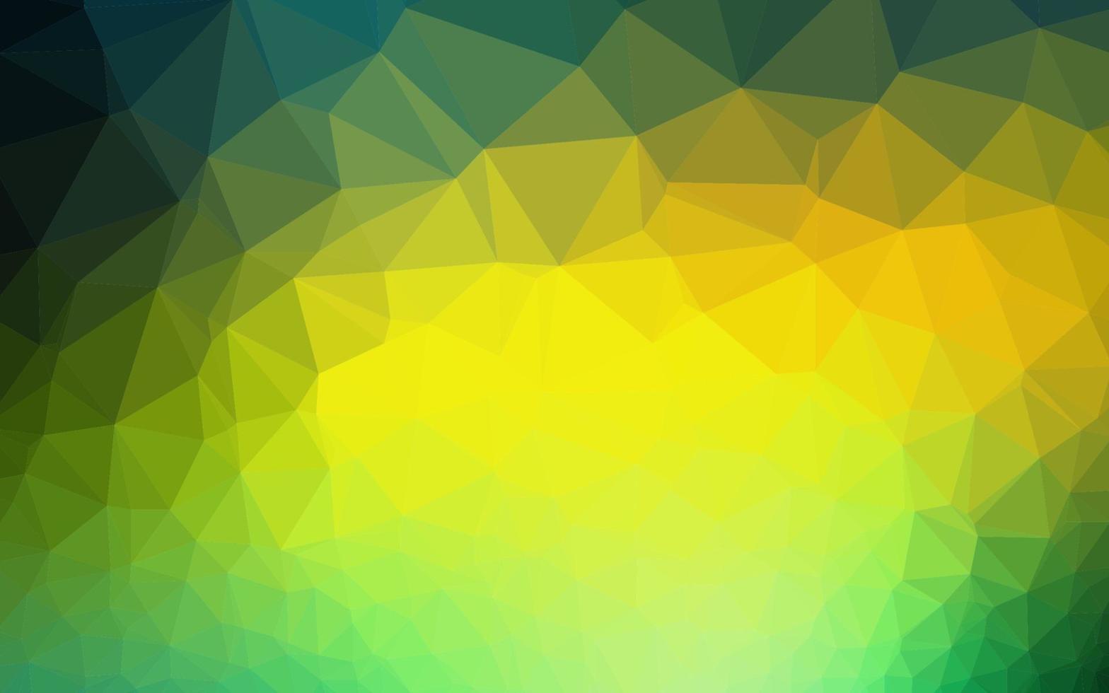 Dark Blue, Yellow vector shining triangular background.