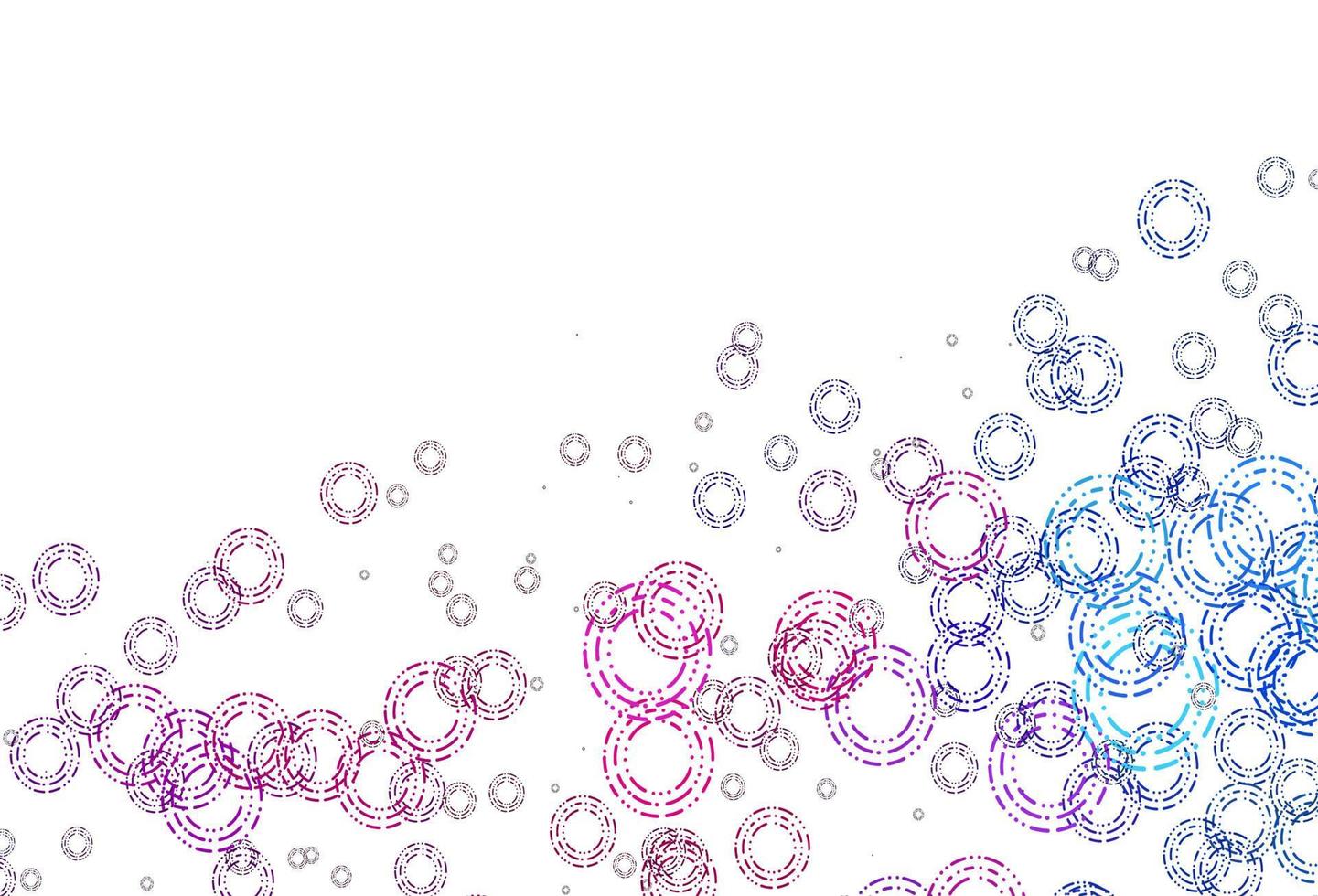 Light Blue, Red vector background with bubbles.